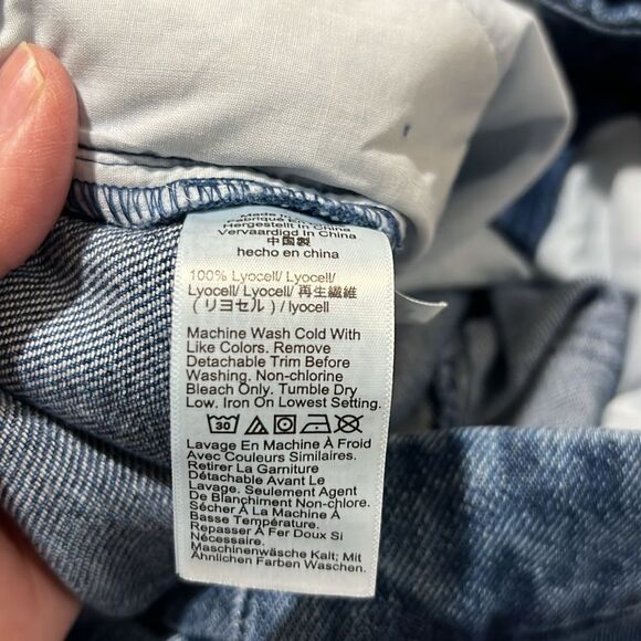 J. Crew BZ734 Lace-up drapey wide-leg jean size 34 NWT - Picture 12 of 13